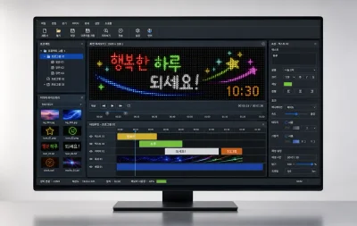 LED 전광판 표시 엔진